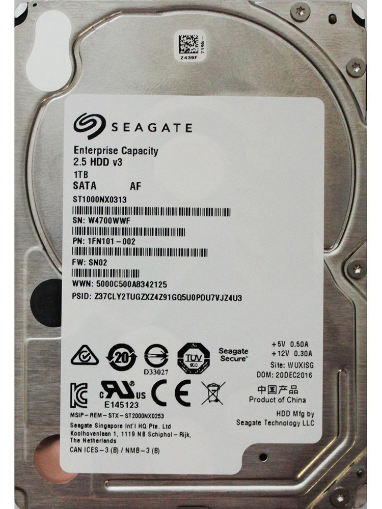 Seagate 1 ТБ Внутренний жесткий диск (ST1000NX033)  #1