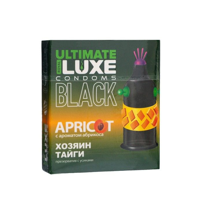 Презервативы Luxe BLACK ULTIMATE Хозяин Тайги, абрикос, 1 шт. #1