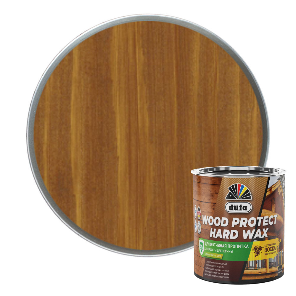 Пропитка DUFA WOOD PROTECT HARD WAX бук 0,75 л #1