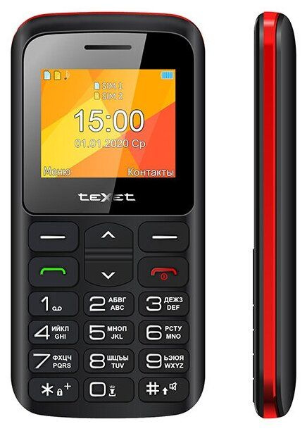 Texet Мобильный телефон TM-B323, черный #1