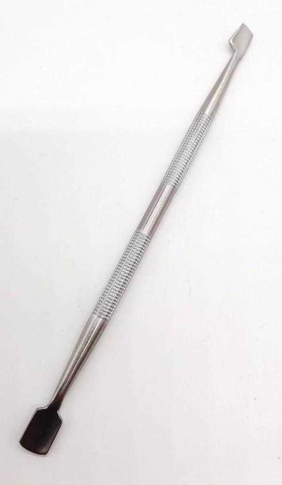 Палочка для маникюра - Пушер №5, серебристый цвет, длина 12,8 см, 1 шт  #1