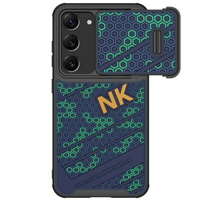 Чехол-накладка Nillkin Striker S Case сине-зеленого цвета для Samsung Galaxy S23  #1