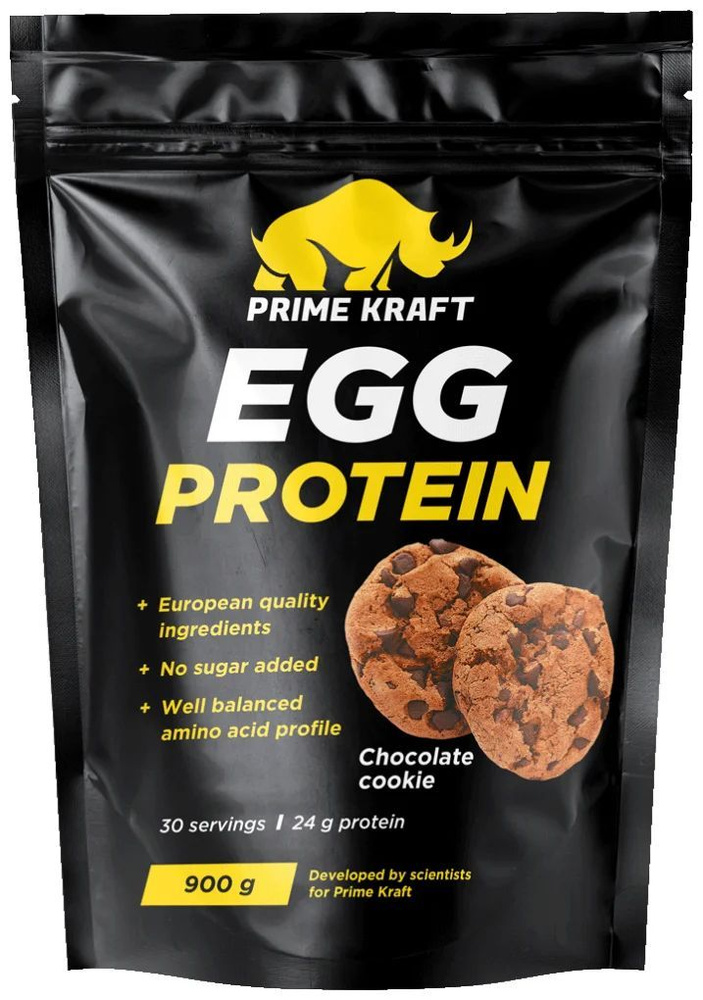 Яичный протеин EGG PROTEIN CHOCOLATE COOKIE (шоколадное печенье), 900 гр  #1