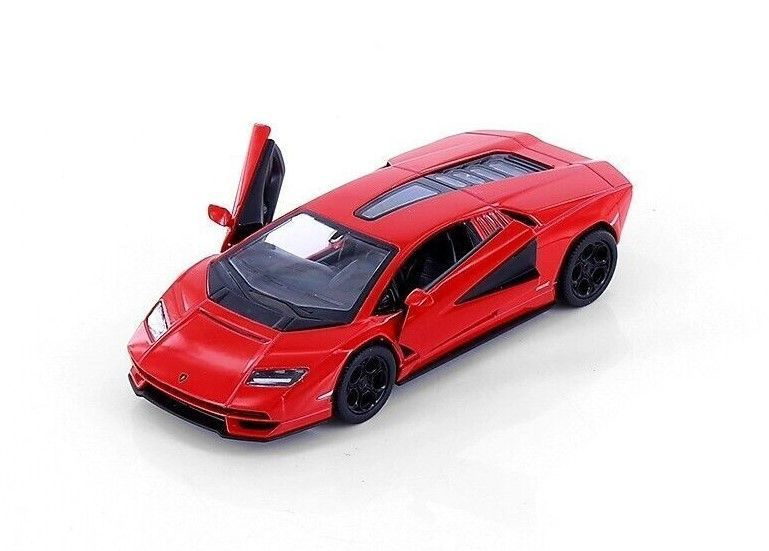 Машинка металлическая Kinsmart Lamborghini Countach LPI 800-4. Красная. В Коробке!! (Масштаб 1/38) инерционная, #1