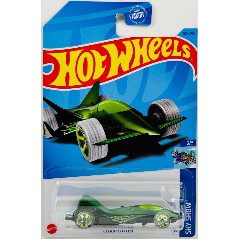 HKH92 Машинка металлическая игрушка Hot Wheels коллекционная модель CLOUD CUTTER зеленый  #1
