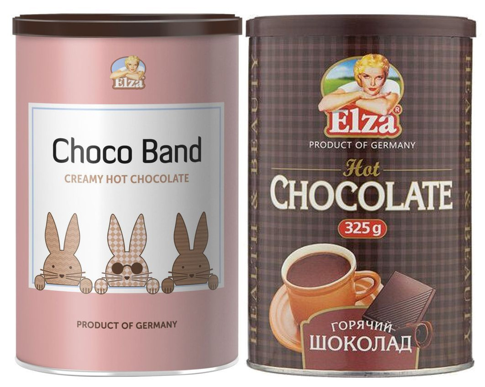 Горячий шоколад "ELZA" набор (Choco Band 250г + Hot Chocolate 325г), 2шт #1