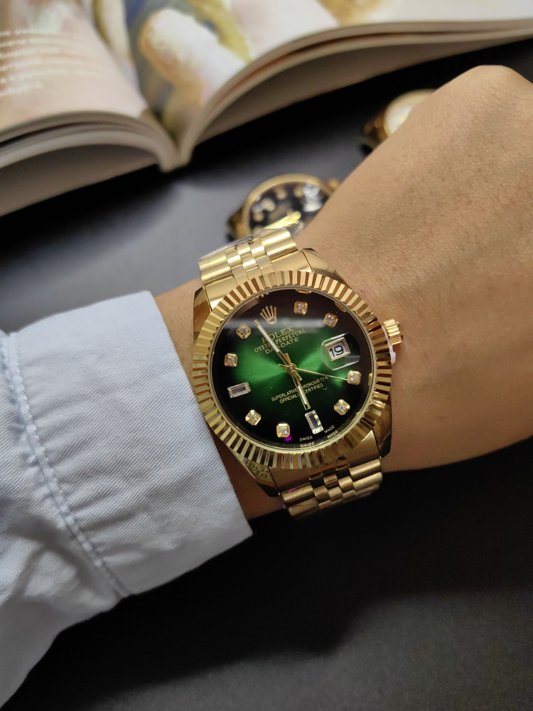 Наручные кварцевые часы ROLEX Унисекс #1