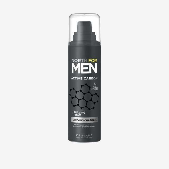 Пена для бритья North for Men Active Carbon #1