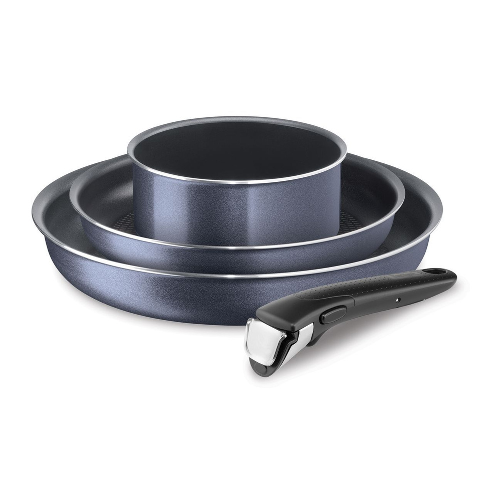 Набор посуды (антипригарное покрытие) Tefal Ingenio Twinkle Grey (04180850)  #1