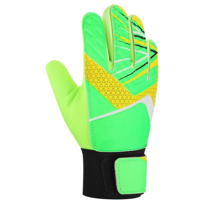 Перчатки вратарские ONLYTOP, размер 6, цвет зелёный #1