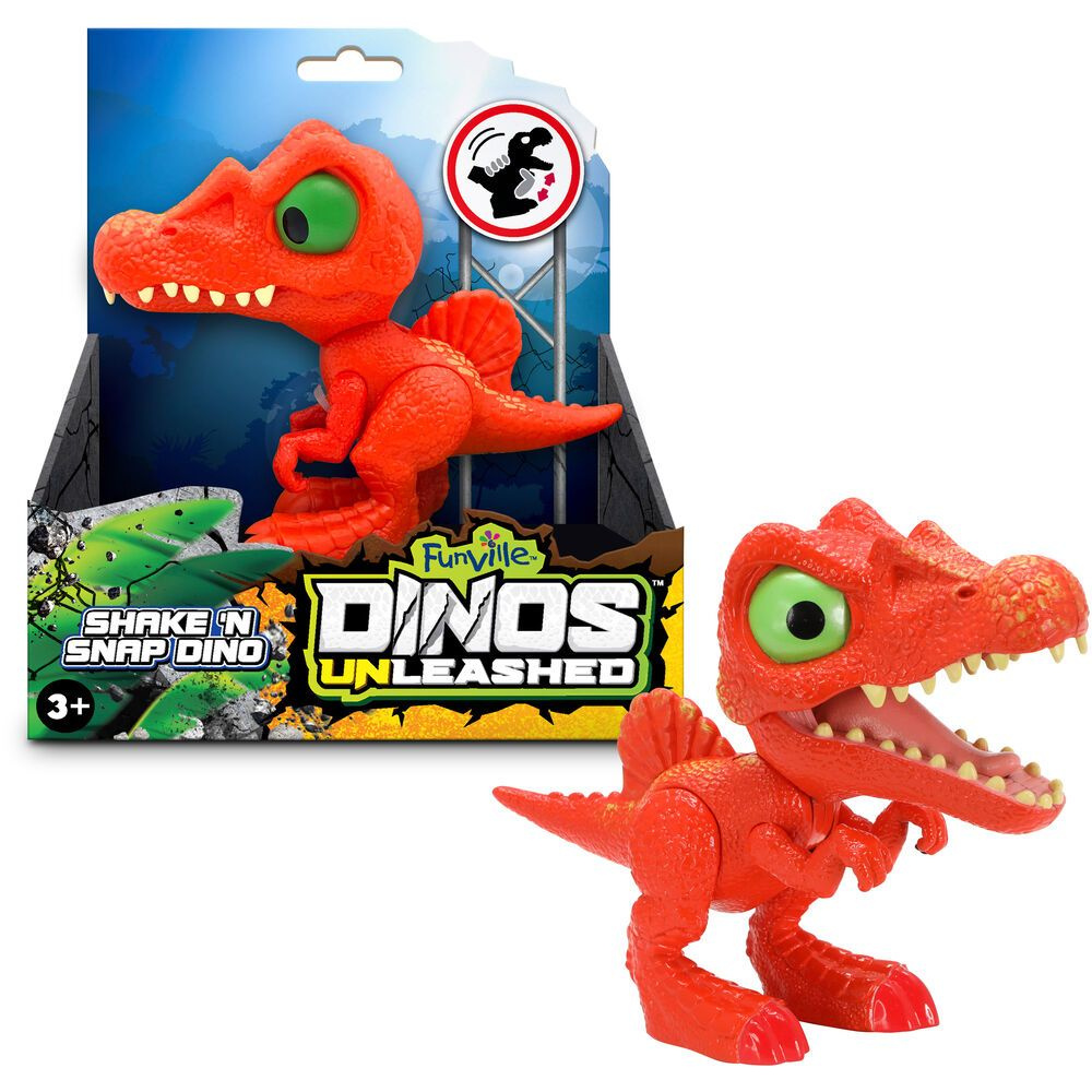 Dinos Unleashed фигурка клацающего спинозавра мини 31127S #1