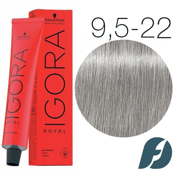 Schwarzkopf Professional Igora Royal Крем-краска для волос 9,5-22, 60мл #1