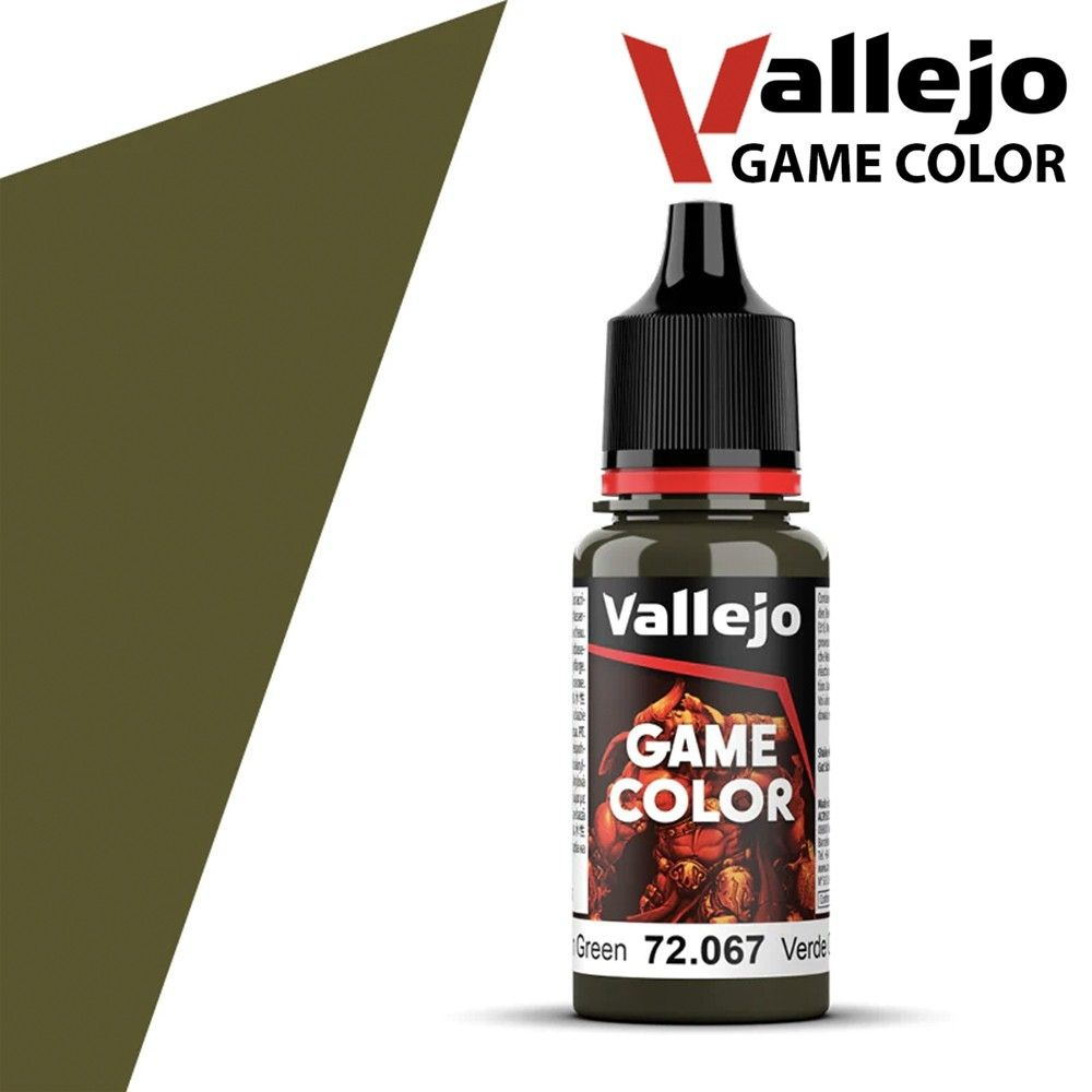 Краска для сборных моделей Vallejo, серия Game Color, цвет 72.067 Cayman Green  #1