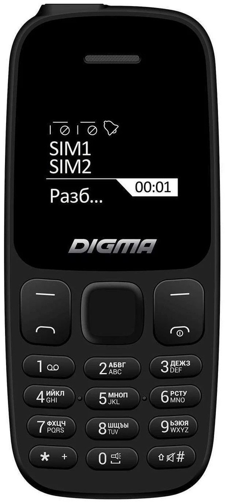 Мобильный телефон Digma Linx A106 черный #1