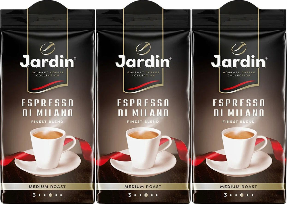 Кофе Jardin Espresso Di Milano молотый, комплект: 3 упаковки по 250 г #1