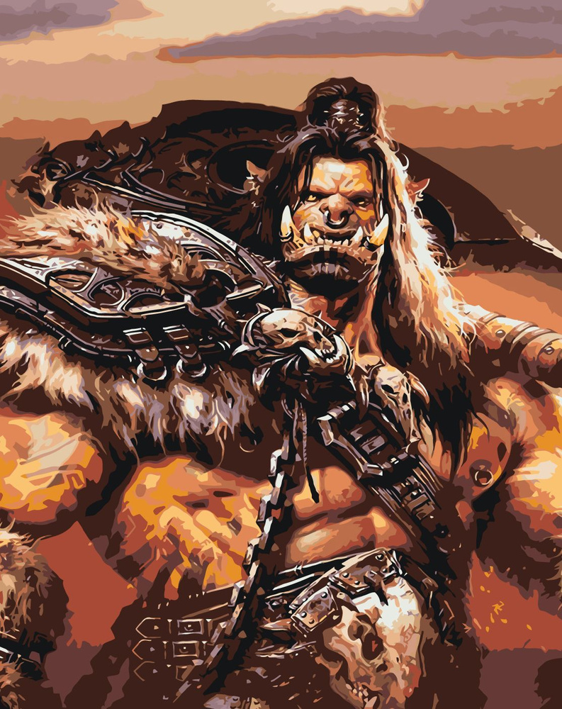 картина по номерам Варкрафт Орда Warcraft #1