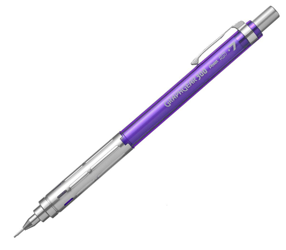 Механический карандаш PENTEL GRAPHGEAR 300 PG317-TVX 0.7 мм фиолетовый корпус  #1