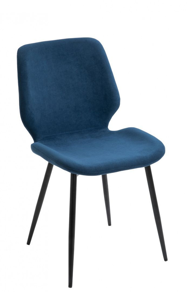 Стул для кухни, комнаты , офиса со спинкой Everprof Boom Ткань Синий / кресло компьютерное / ортопедическое #1