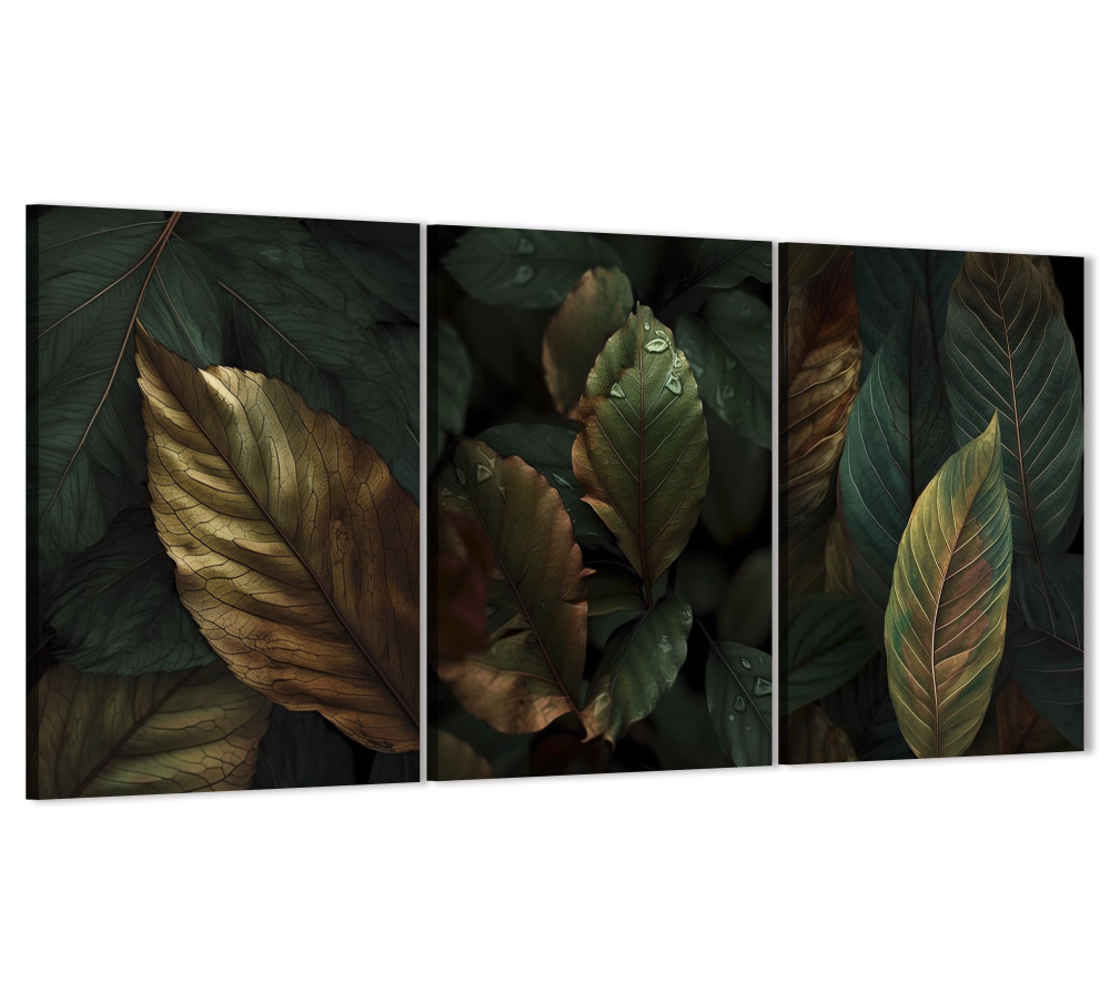ДоброДаров Картина "Изумрудная листва", 90  х 40 см #1