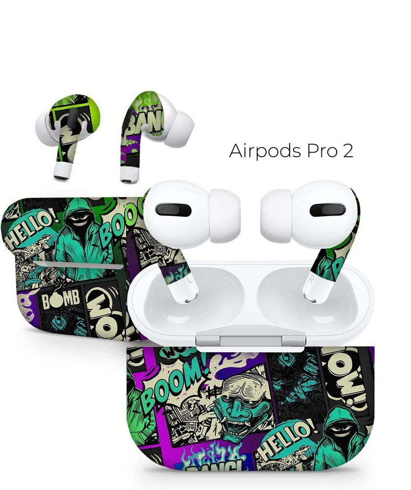 Защитная гидрогелевая пленка для Applee AirPods Pro 2 для кейса Ультратонкий чехол для беспроводных наушников #1