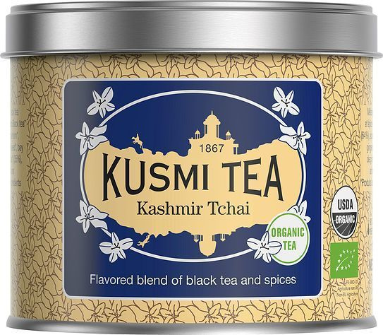 Французский чай Kusmi Tea Kashmir Tchai / Черный чай со специями, банка (100 гр)  #1