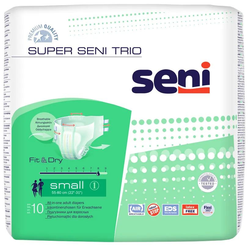 Seni Подгузники для взрослых Super trio Small 10 штук. #1