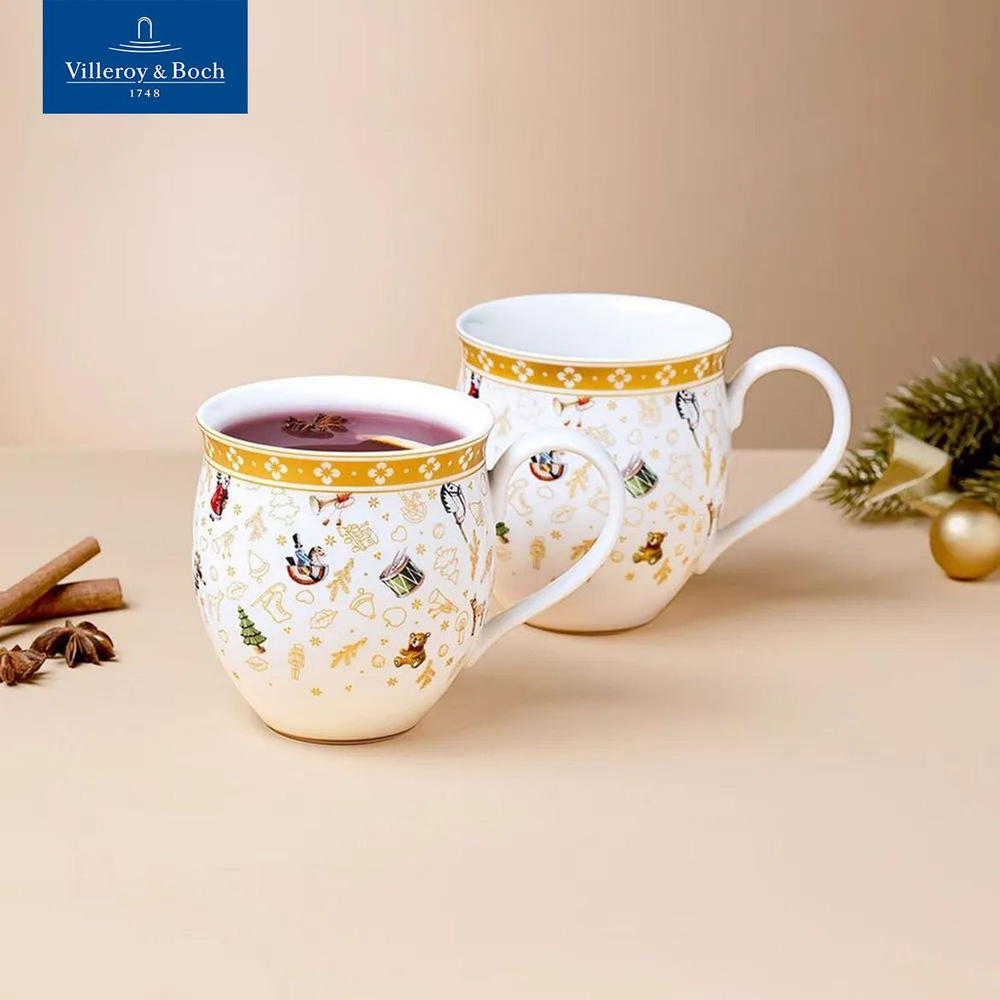 Villeroy & Boch Набор кружек "Новый Год", 340 мл, 2 шт #1