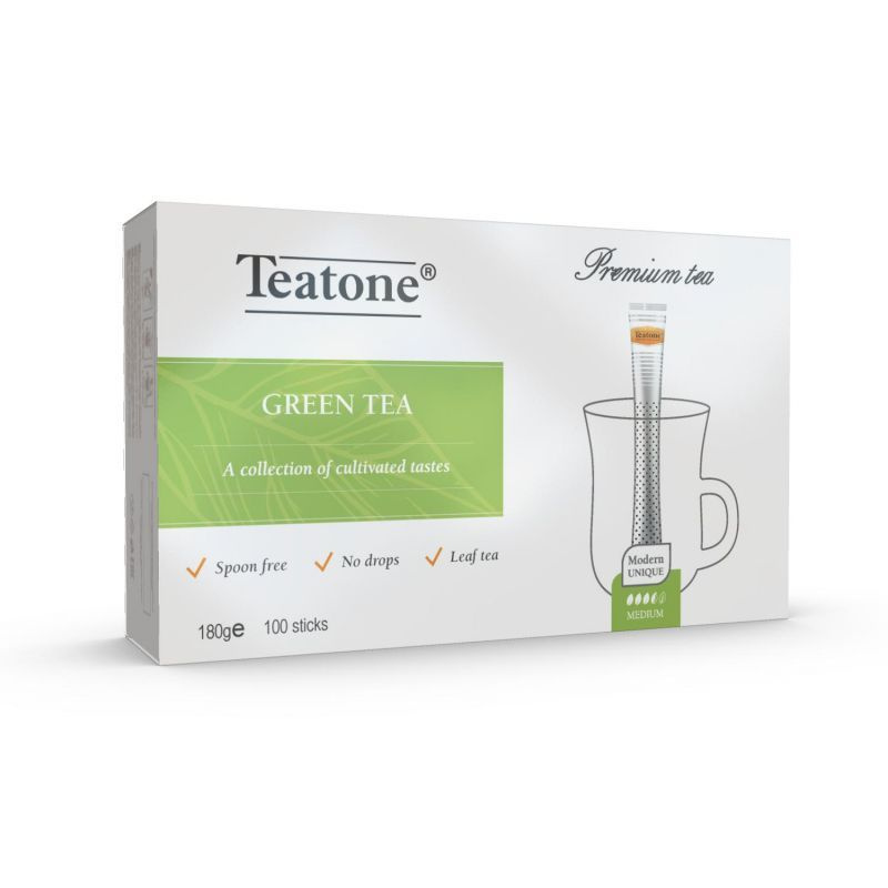 Чай зеленый TEATONE в металл.стике, 100 шт/уп #1