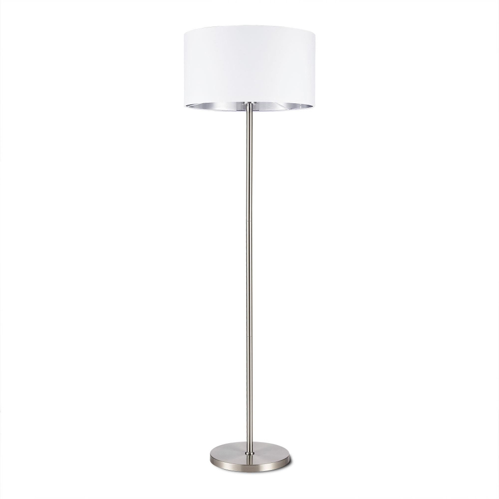 Светильник напольный EVOLUCE цвет белый, серебристый коллекция BRESCIA в стиле Classic цоколь E27 ламп #1