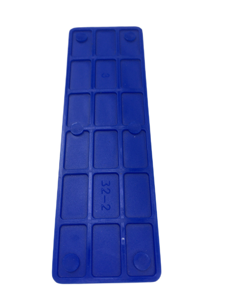 Подкладка рихтовочная ЗАКРУТИ-ЗАБЕЙ 2 мм синяя (100 штук) #1