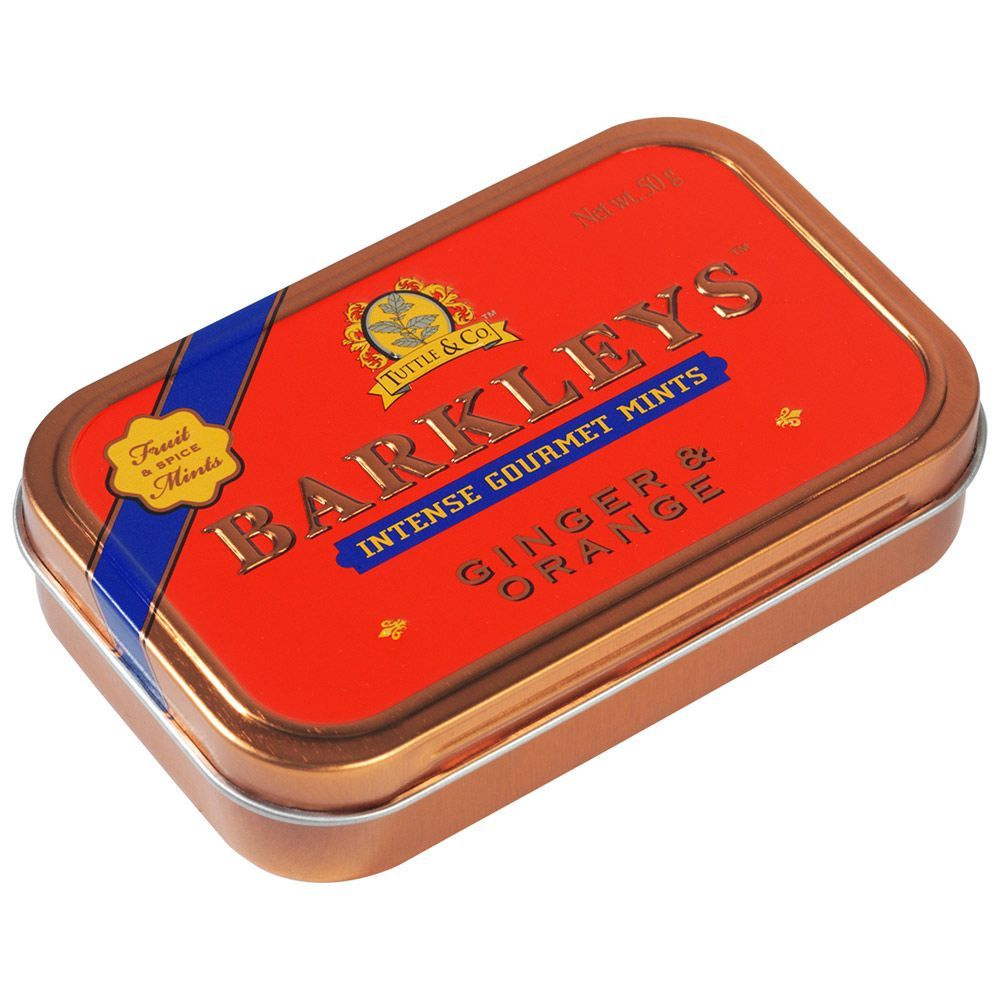 Леденцы Barkleys Mints Имбирь и Апельсин, 3шт. по 50гр #1