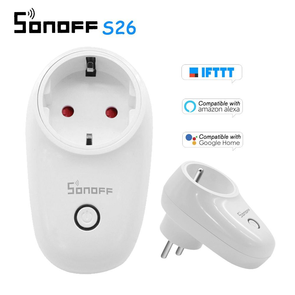 WiFi розетка Sonoff S26 16A, 3 штуки #1