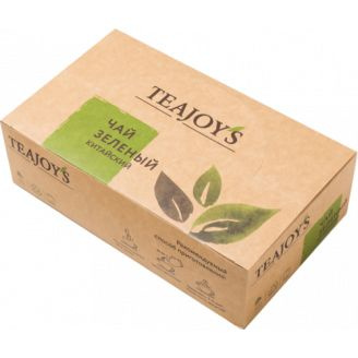TeaJoyS Китайский зеленый чай пакетированный, 100х2,0 #1