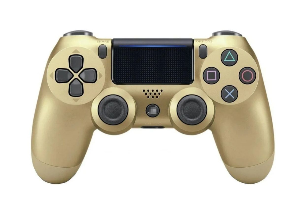 Беспроводной Bluetooth Геймпад Dualshock 4 для PlayStation 4 Золотой / PS4 / Android / iOS / Блютуз Джойстик #1