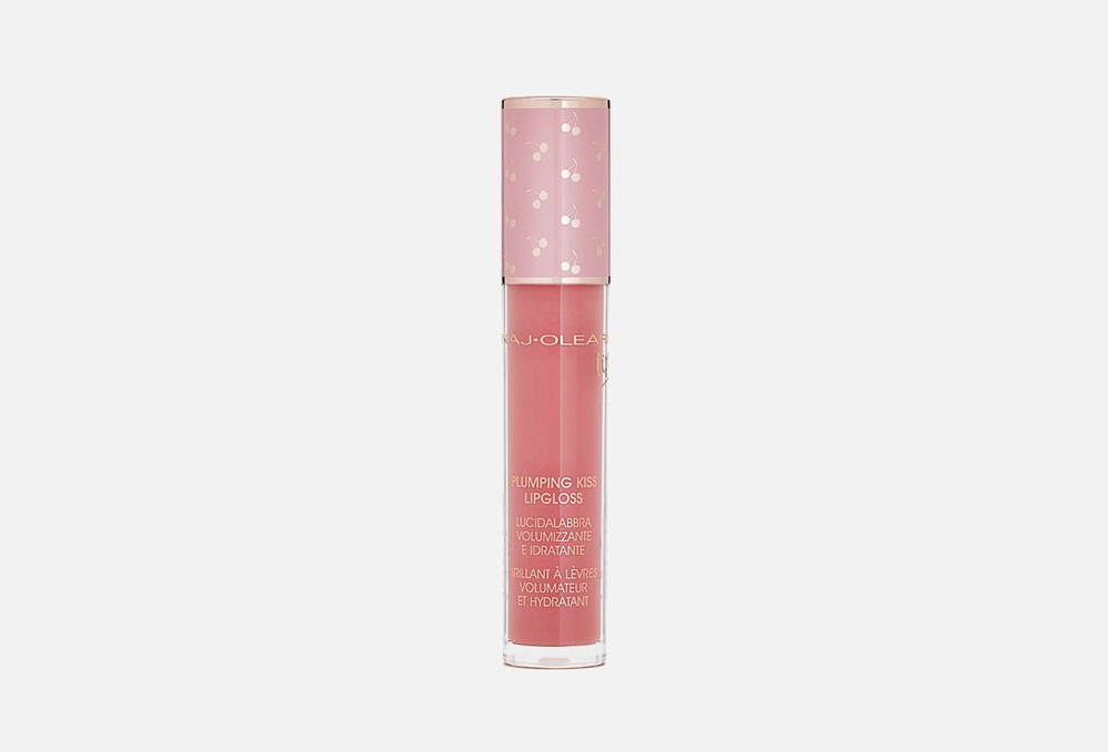 Блеск для губ c эффектом увеличения NAJ OLEARI Plumping Kiss - 04 natural pink  #1