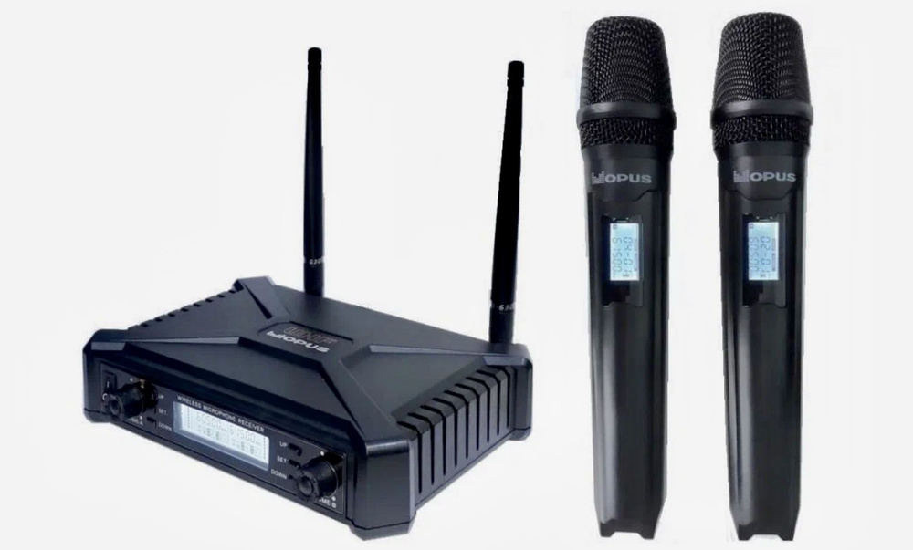 Opus Вокальная радиосистема для живого вокала Радио-система OPUS UHF-922 с 2-мя ручными микрофонами., #1