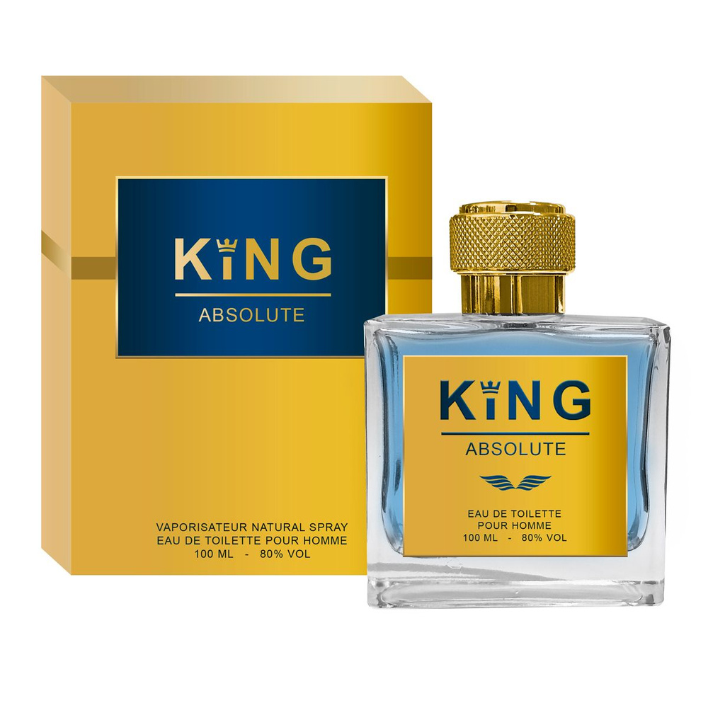 Euroluxe/Туалетная вода мужская King Absolute, 100мл/Парфюм мужской, парфюм, мужской, духи, одеколон, #1