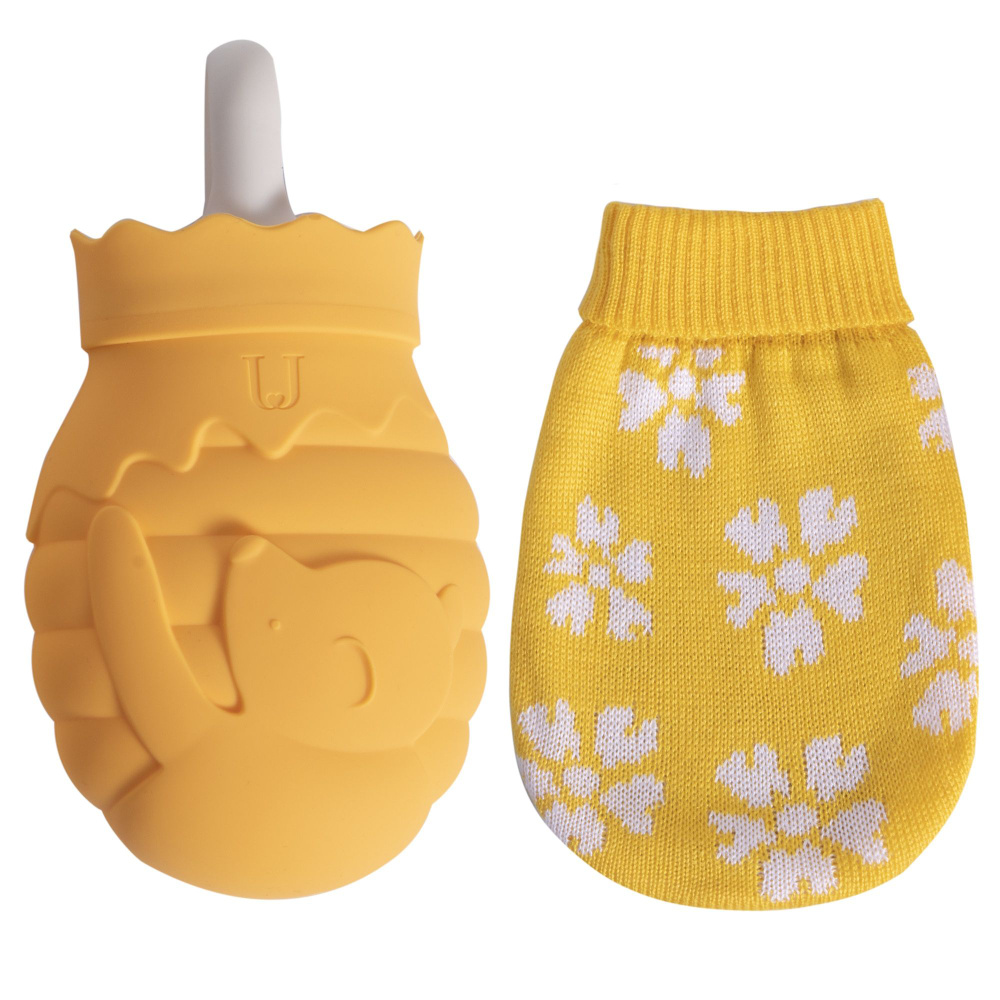 Силиконовая грелка Jordan Judy Bear Hot Water Bottle Size S Yellow (WD0032-S) #1