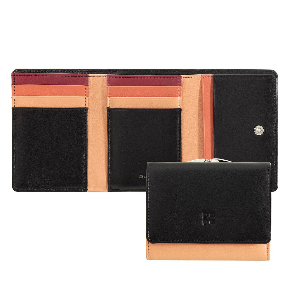 Итальянский цветной женский кожаный кошелек портмоне DuDu серии Corsica  #1