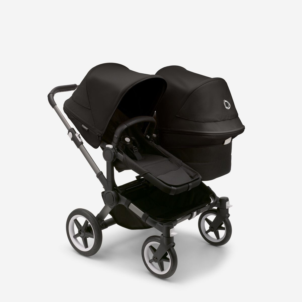 Коляска для погодок Bugaboo Donkey Duo 5 Midnight black/midnight black/graphite #1