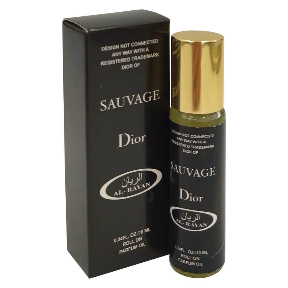 Масляные мужские духи DIOR Sauvage арабские ОАЭ / Флакон с роликовым наконечником, Натуральные масла, #1