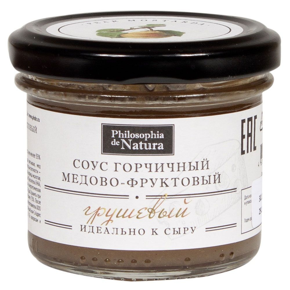 Соус Philosophia de Natura горчичный Грушевый, 100 г #1