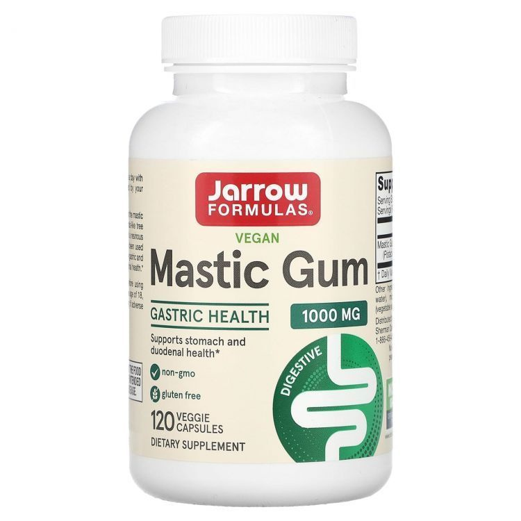 Jаrrow, Mastic Gum, Мастиковая смола, 120 капсул #1