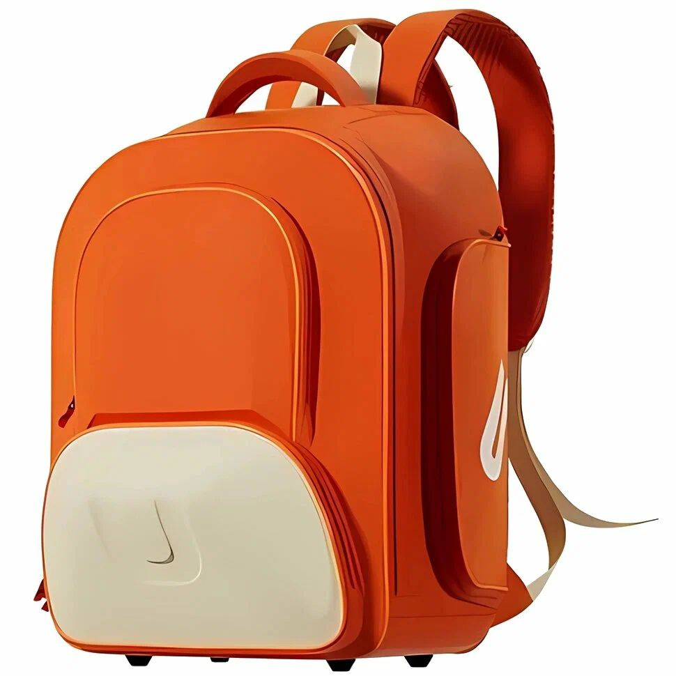 Рюкзак школьный UBOT Expandable Spine Protection Schoolbag 28L (оранжевый/бежевый)  #1