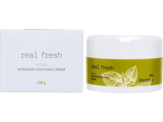 Крем для лица Deoproce REAL FRESH VEGAN INTENSIVE SOOTHING CREAM #1