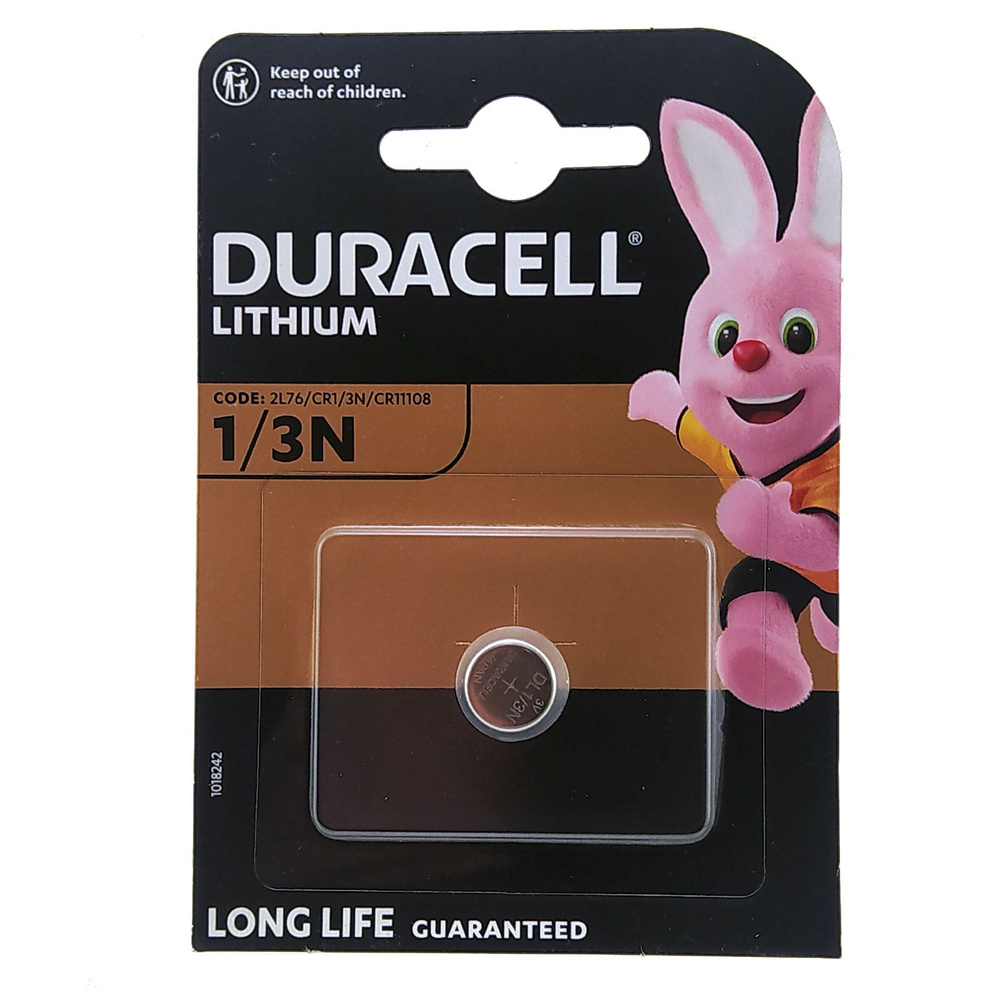 Батарейка литиевая Duracell CR 1/3N (2L76 / CR11108) 3В для Вебасто (Webasto)  #1