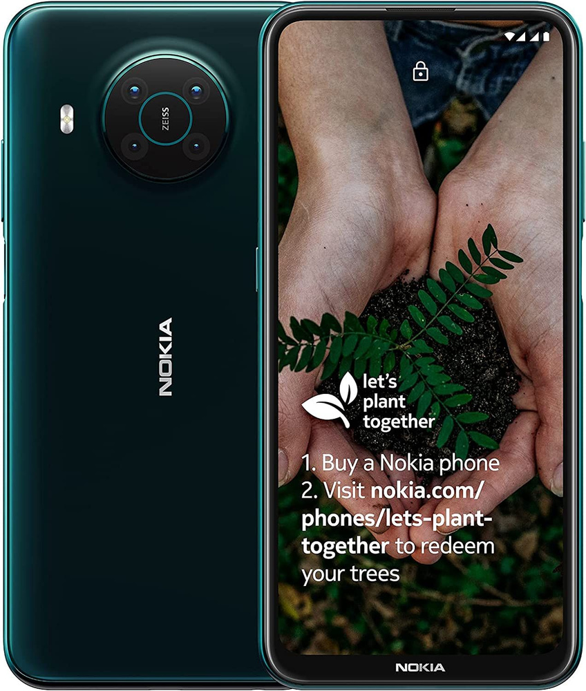 Nokia Смартфон Nokia X10 64 ГБ, зеленый #1