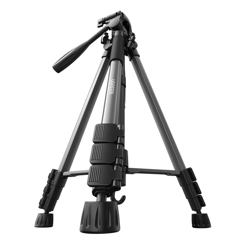 Штатив профессиональный UGREEN LP661 (15187) Professional Tripod for Phone and Camera. Цвет: черный  #1