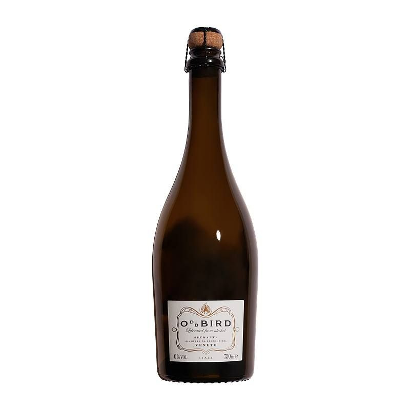 Вино безалкогольное игристое белое ODDBIRD Prosecco Spumante, 0,75л #1