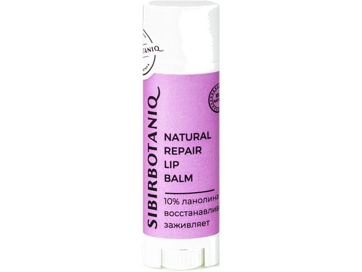 БАЛЬЗАМ ДЛЯ ГУБ С ЛАНОЛИНОМ ЗАЖИВЛЯЮЩИЙ SIBIRBOTANIQ Natural repair lip ballm  #1